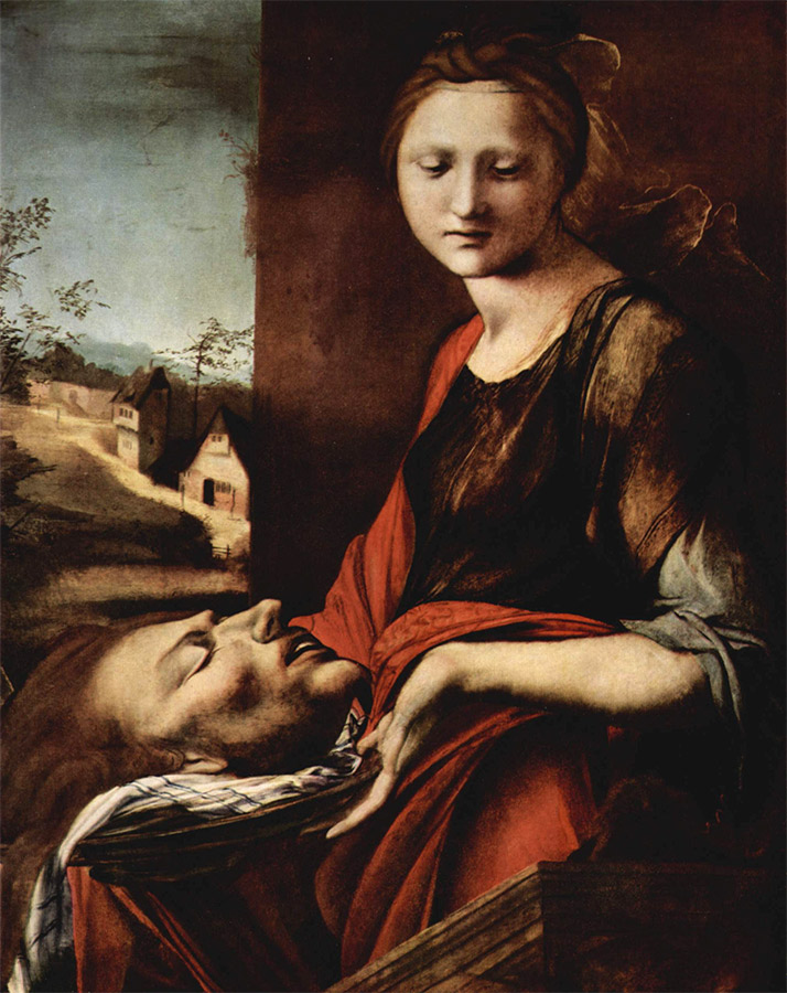 Salomé (1516) - Galería de los Uffizi. Florencia